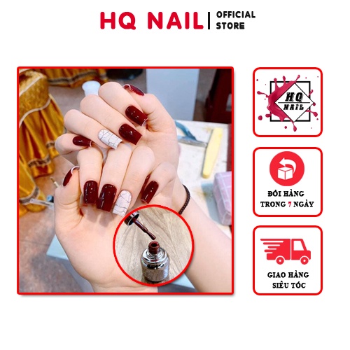 Sơn gel đỏ đô cực đẹp màu hot trend 2021 cho mọi lứa tuổi