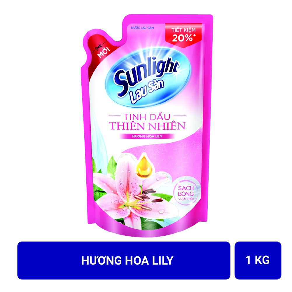 Túi nước lau sàn Sunlight thiên nhiên 1kg (giao màu ngẫu nhiên)