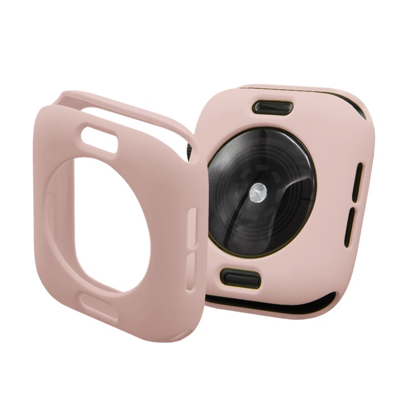 Ốp Silicone TPU Mềm Cho ĐồNg Hồ Apple Watch 38 40 41 42 44 45 49mm iWatch Series 8 Ultra SE 7 6 5 4 3 2