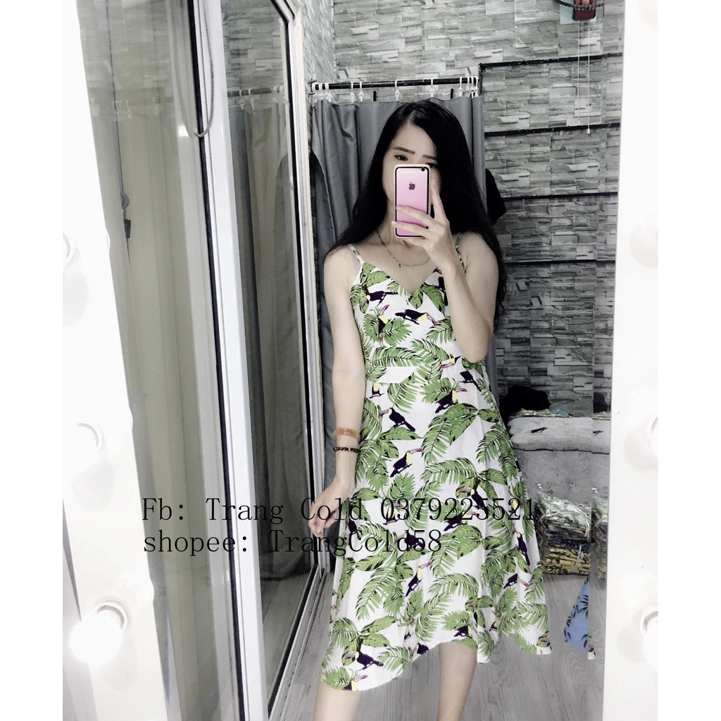 Váy dứa đi biển( ẢNH THẬT SHOP TỰ CHỤP) | BigBuy360 - bigbuy360.vn