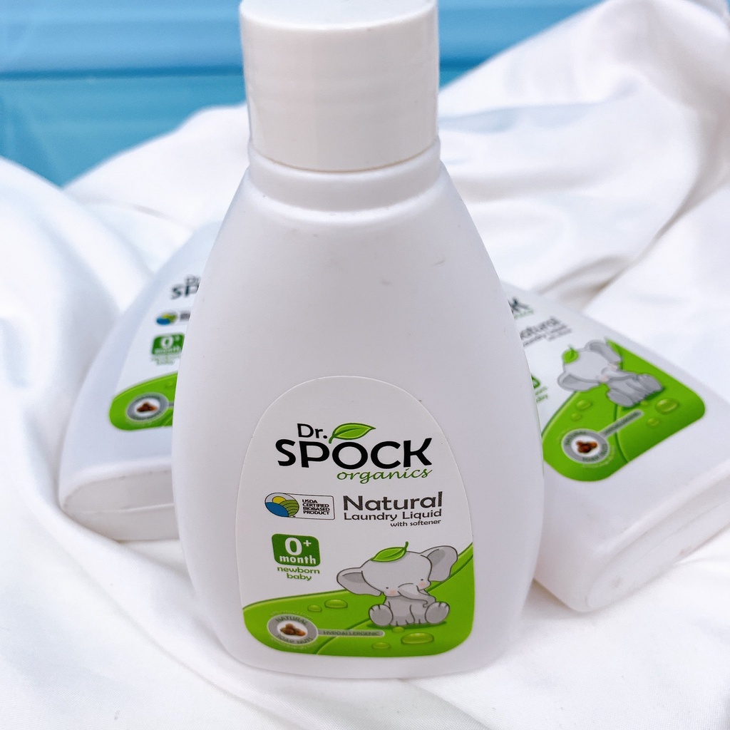 Nước giặt xả Dr. Spock Organics cho bé từ 0 tháng 150ml