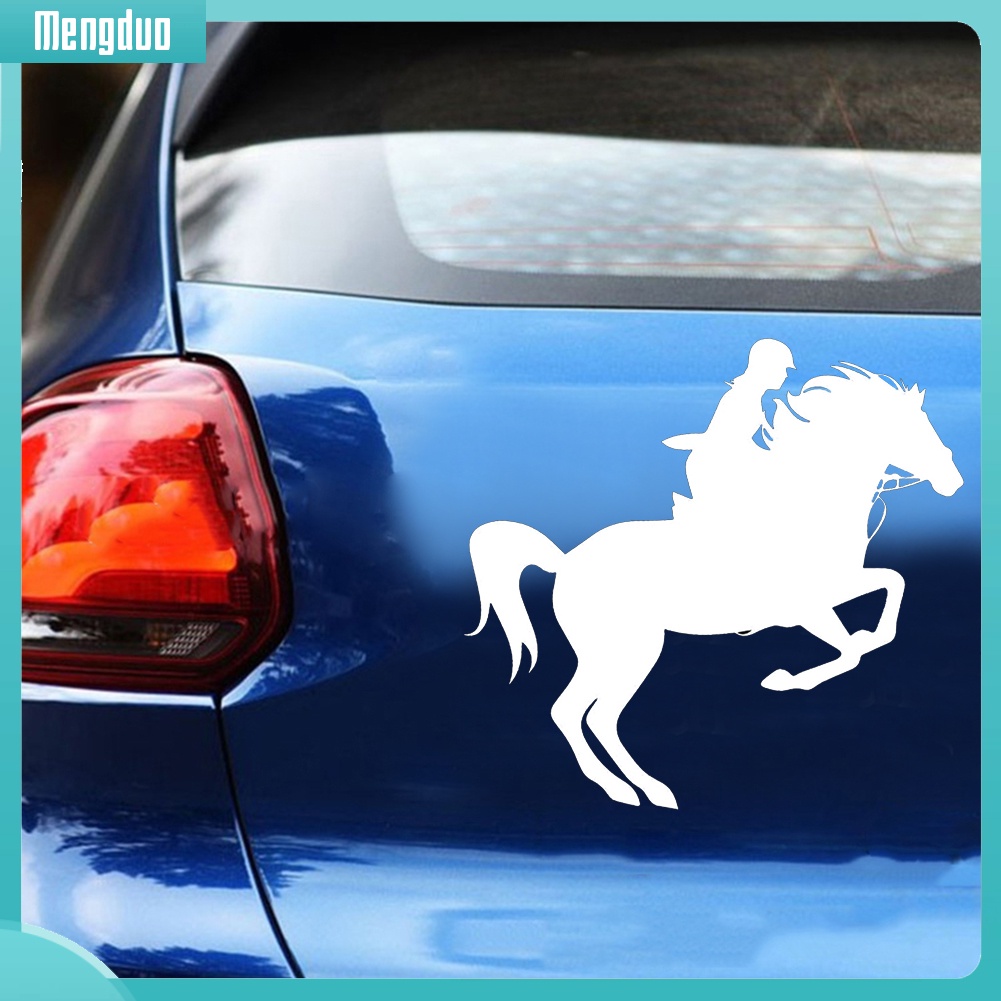 Decal hình ngựa dán trang trí xe hơi sáng tạo