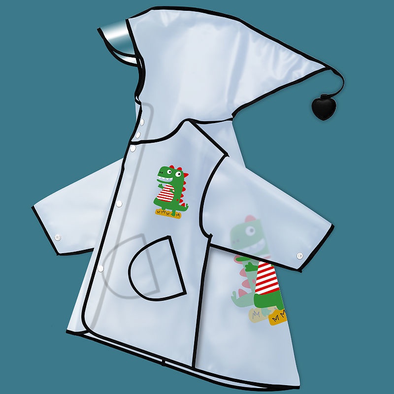 ♛Áo Mưa Trong Suốt Hình Khủng Long Đáng Yêu Dành Cho Bé