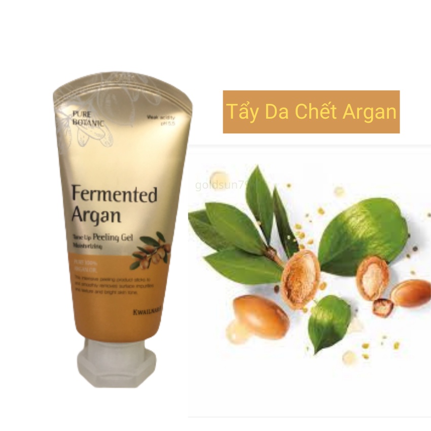 Tẩy tế bào da chết Kwailnara ( 120g ) từ tinh dầu quả Argan làm sạch sâu giúp da sáng mịn