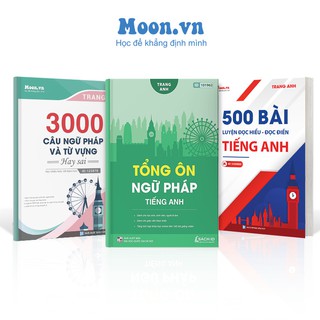 Combo 3 sách ID ôn luyện Tiếng anh cô Trang Anh
