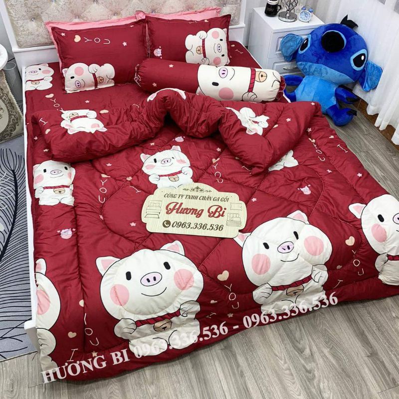 Tổng hợp set phao 5 món chăn ga gối