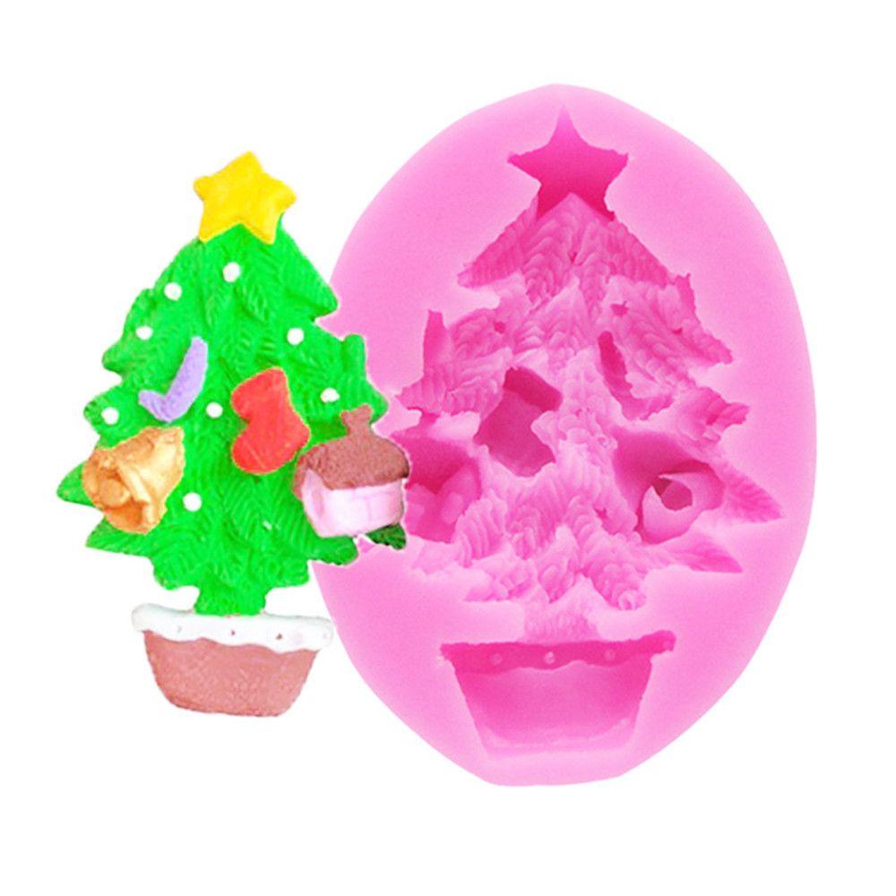 YNATURAL Khuôn Silicone Làm Bánh Phong Cách Giáng Sinh