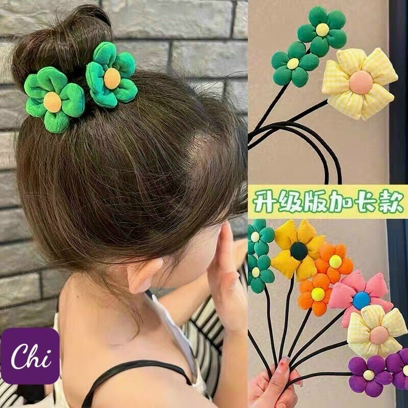 Thanh búi tóc hình hoa cho bé