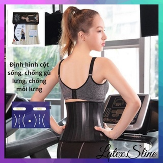 Đai nịt bụng Latex 25 xương Italy, Gen nịt bụng sau sinh, giảm mỡ, chống gù lưng, vận động thoải mái(Tặng thước dây)
