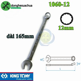 Cờ lê vòng miệng 12mm kingtony 1060-12 dài 165mm