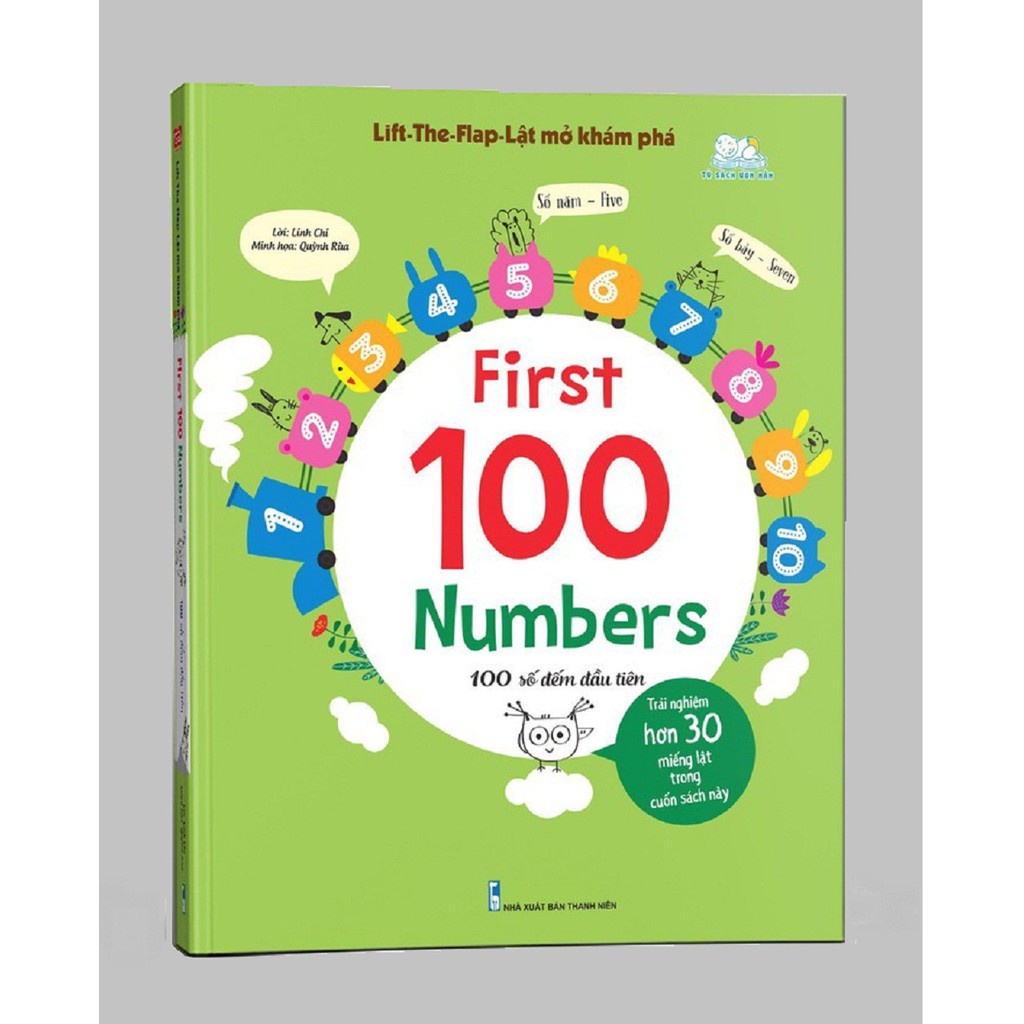 Sách - Lift the flap - First 100 Numbers - 100 số đếm đầu tiên