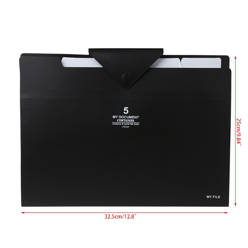 Túi đựng hồ sơ khổ A4 5 lớp mở rộng tiện lợi