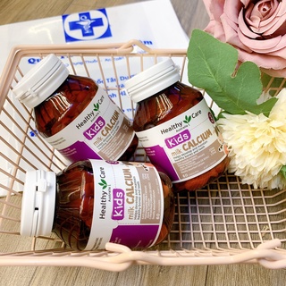 Canxi sữa Kids Milk Healthy Care 60 viên bổ sung canxi cho bé trên 4 tháng tuổi