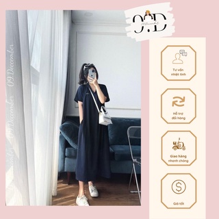 Váy polo cá sấu xanh than