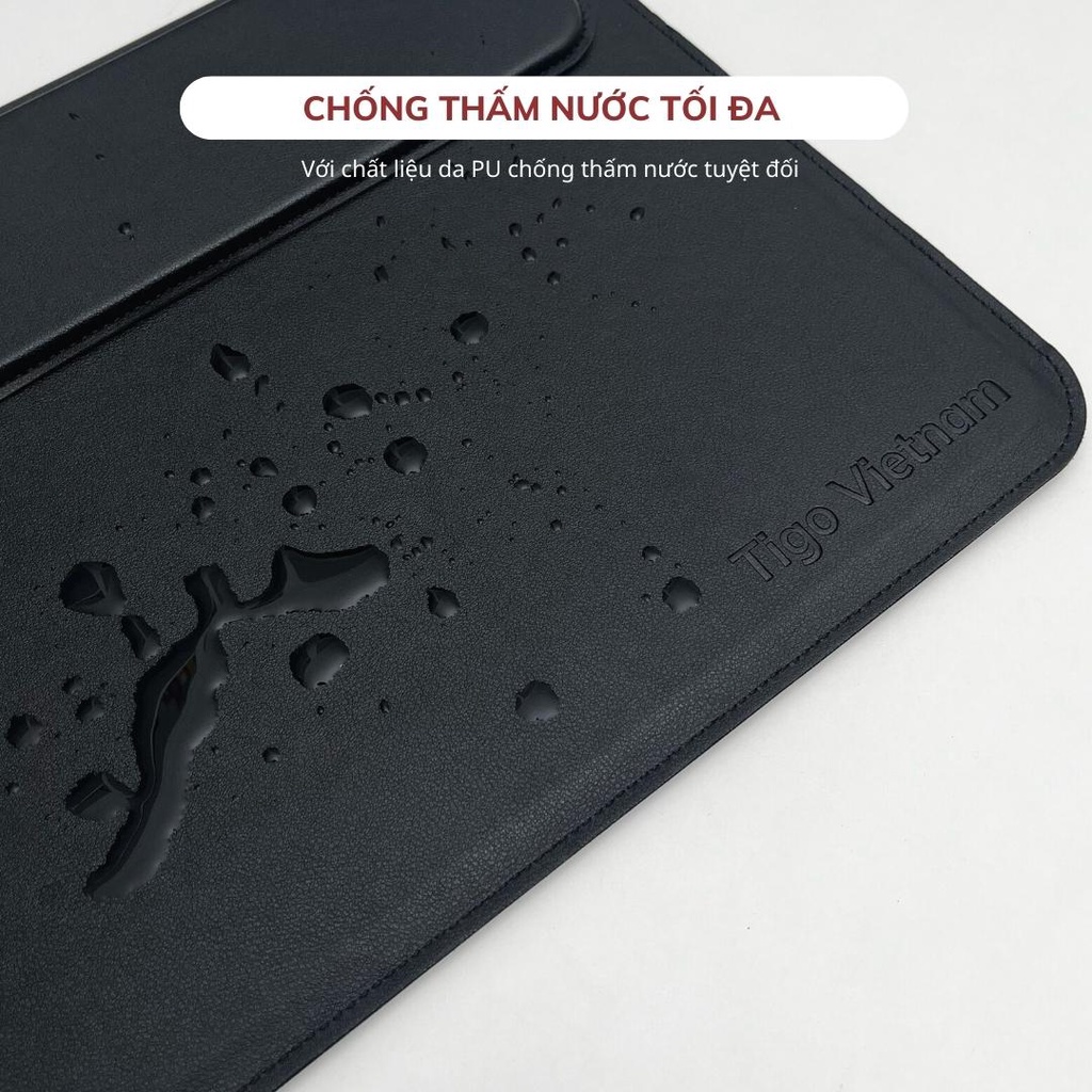 Túi | Bao da Bảo vệ Macbook Chống thấm nước Cao cấp Tigo vietnam