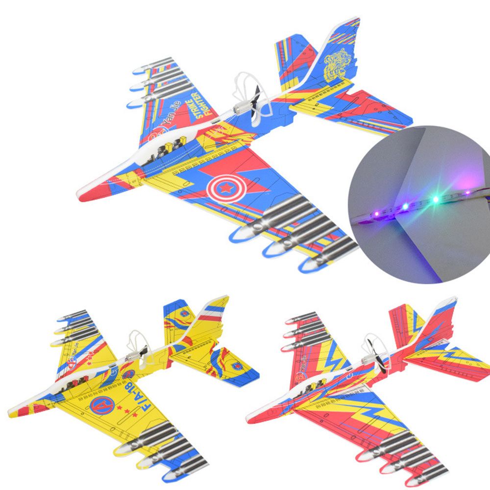 Máy bay đồ chơi bằng xốp có đèn LED cho bé