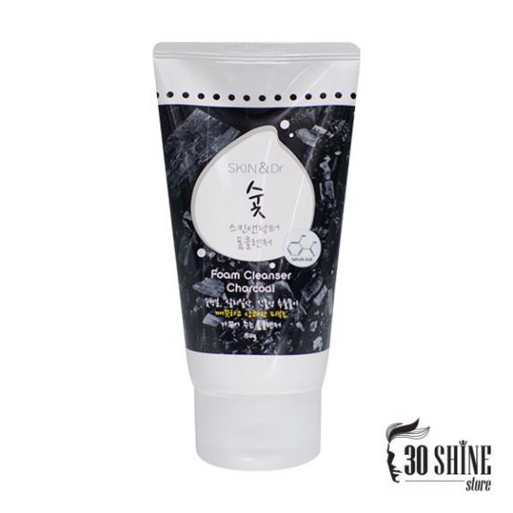 Sữa Rửa Mặt Cho Nam Skin&Dr Than Hoạt Tính 100g - Trắng da kiềm dầu - 30Shine phân phối chính hãng