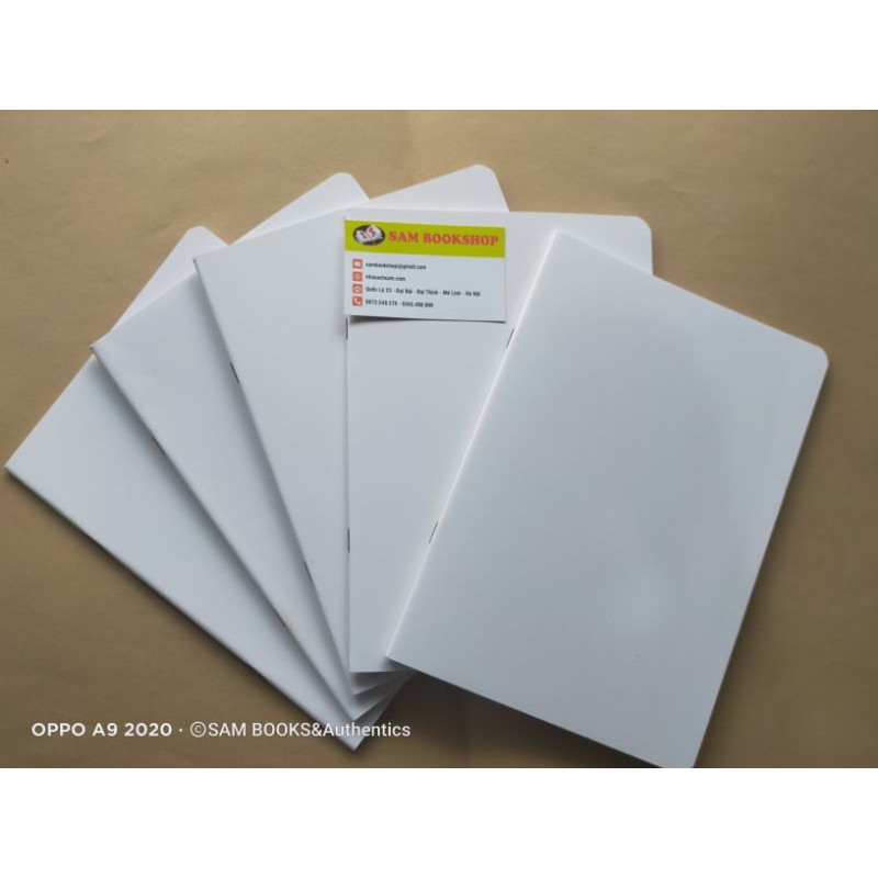 Vở kẻ ngang Maple bìa trắng 120 trang ĐL70gsm