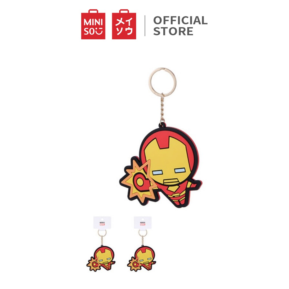 [Mã LIFEHL9 giảm 8% tối đa 100K đơn 250K] Móc khoá Miniso Iron Man 43g (Iron Man) - Hàng chính hãng