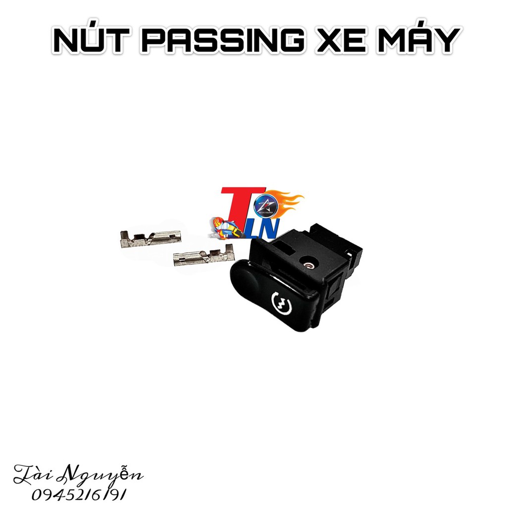 NÚT CÔNG TẮC PASSING + DÂY CHO XE MÁY