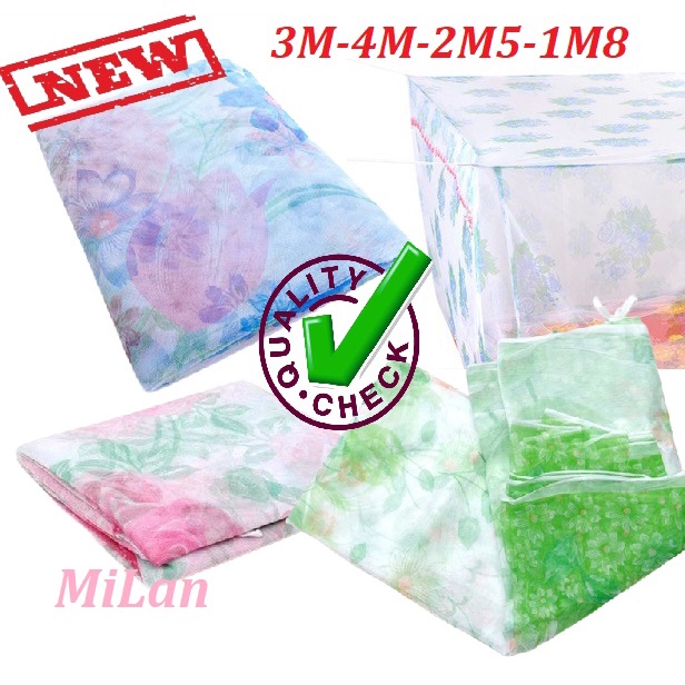Mùng Ngủ Tuyn Bông Đẹp Chống Muỗi Xuất Khẩu 3M,4M,2M5,1M6,1M8