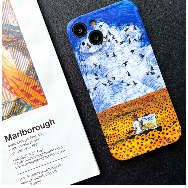 Ốp Điện Thoại Mềm In Hình Tranh Sơn Dầu Van Gogh Cho iPhone 13 / 12 Pro MAX / 12 Pro / 13 Pro / X / XS / XR / XS MAX / 11 / 11 Pro MAX