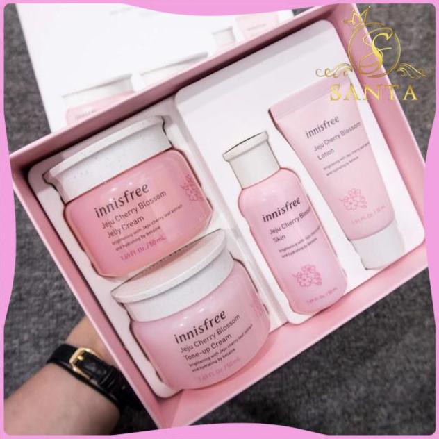 [CHÍNH HÃNG] SET DƯỠNG INNISFREE ĐÀO FULL SIZE (HỒNG) | BigBuy360 - bigbuy360.vn