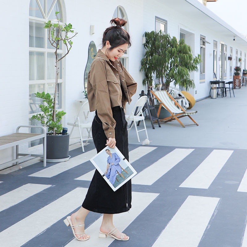 Áo khoác nữ có nón và Quần ống rộng thời trang Hàn Quốc