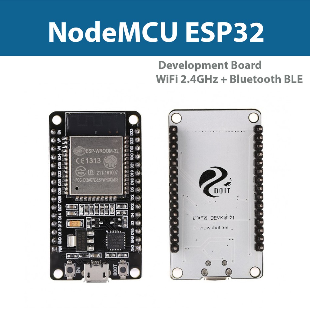 NodeMCU ESP32 Wifi BLE - CP2102- (kit thu phát IoT)