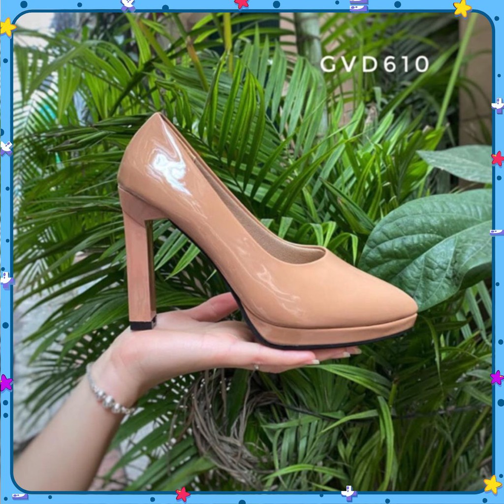 Giày Cao Gót Đế Nhọn Mũi Kép Gót Cao 9P Hàng Trend Mới Mã LN_C27