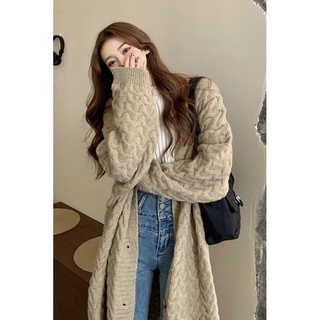 Áo khoác cardigan len thừng dáng dài phong cách hàn quốc h07 ❤️