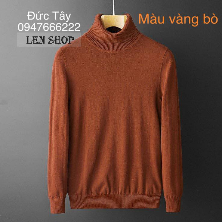 Áo len cổ lọ hàng nhập hàn free size cho các anh soái ca