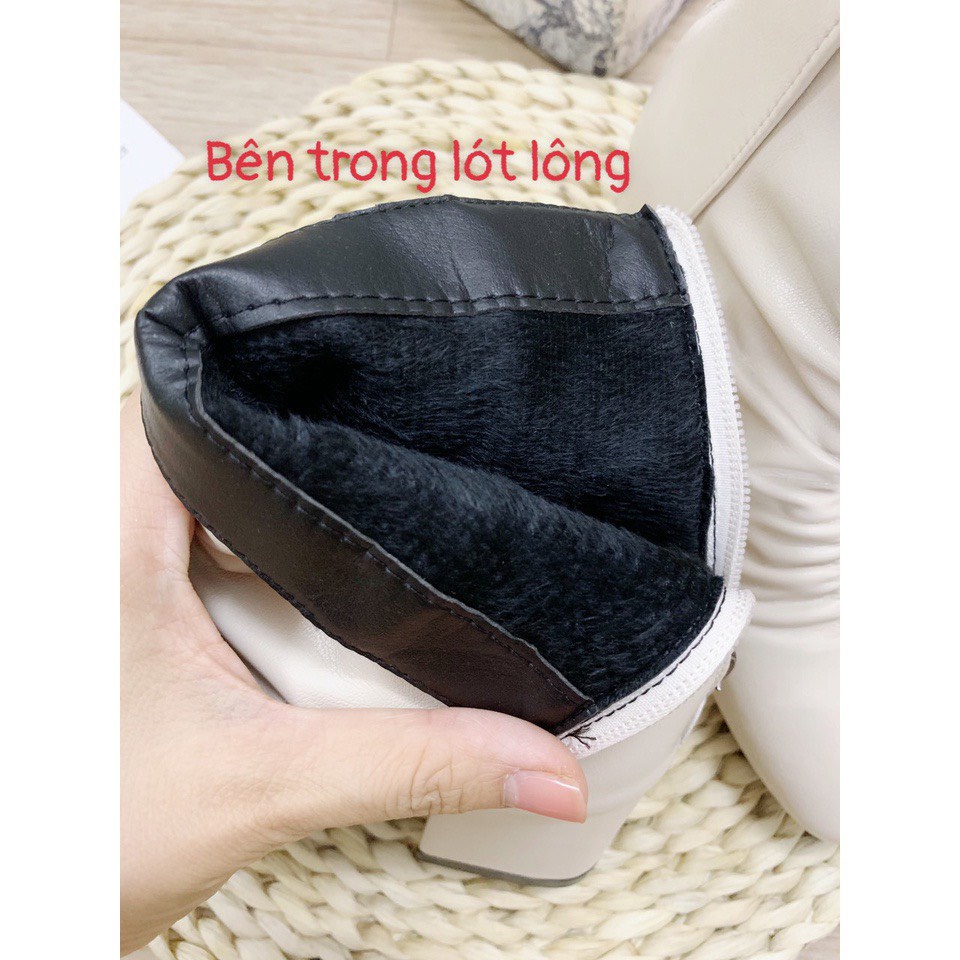 Bốt nhún trước xinh xẻo cao 6p giá rẻ