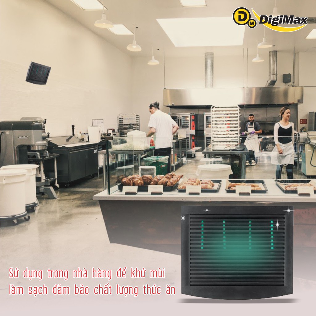 [CÓ QUÀ TẶNG] Máy diệt khuẩn chuyên nghiệp Digimax UV-C, thiết kế cho không gian lớn 250-280m2 (DP-3EA)