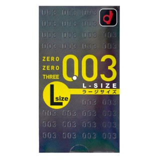 Hộp 10 chiếc bao cao su okamoto zero zero three 0.03 size l - nhật bản