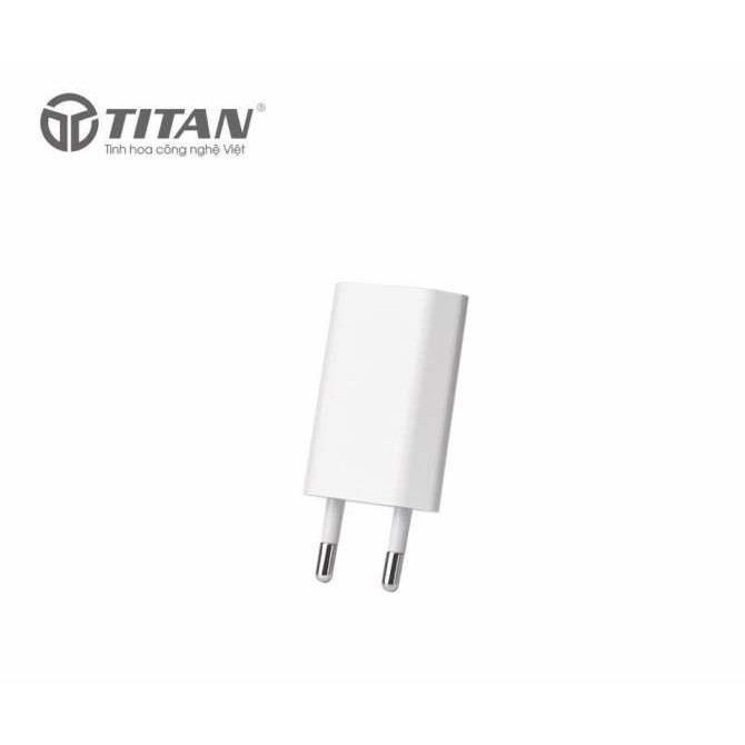 Củ Sạc Dẹt IPhone/Ipad 1A Titan SU16 - Bảo hành 12 tháng