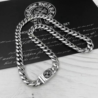 Vòng cổ chrome heart lớn thép titan ch-41- dây chuyền titan hoạ tiết chrome heart ch /chrome heart necklace