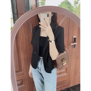 Yumin coat - áo blazer dáng cộc tay