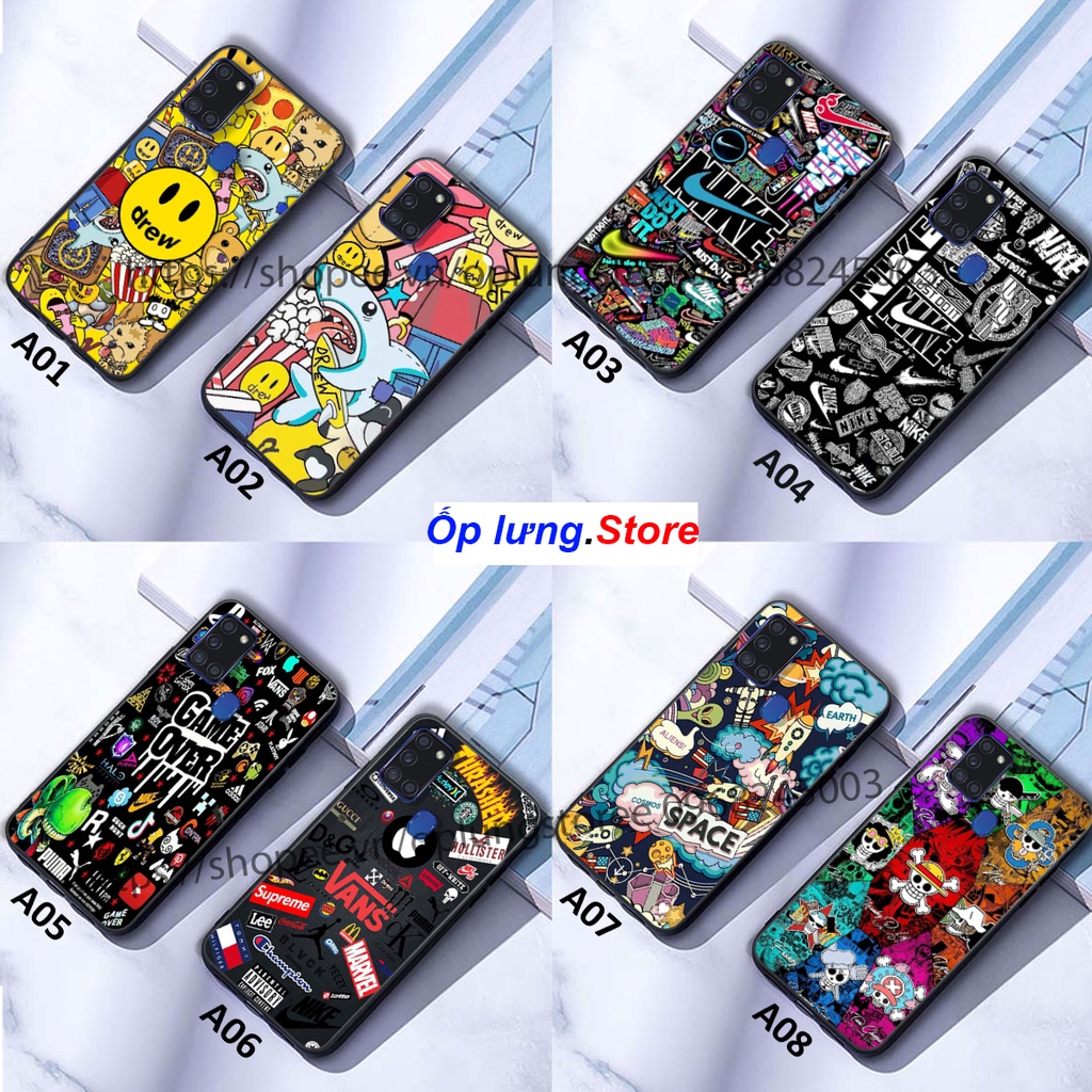Ốp lưng samsung A21s / M31 / M51 in hình thương hiệu thời trang đa sắc cá tính