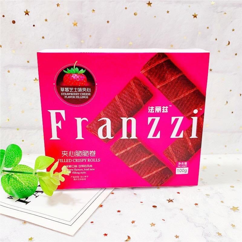 Bánh quy cao cấp franzzi hộp 100gram sẵn 4 vị !