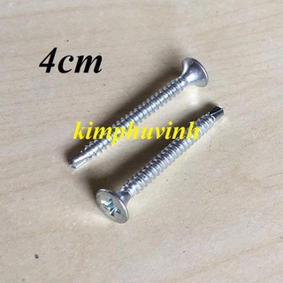 100 con - 4cm VÍT TỰ KHOAN - VÍT SÀN ĐUÔI CÁ 4P