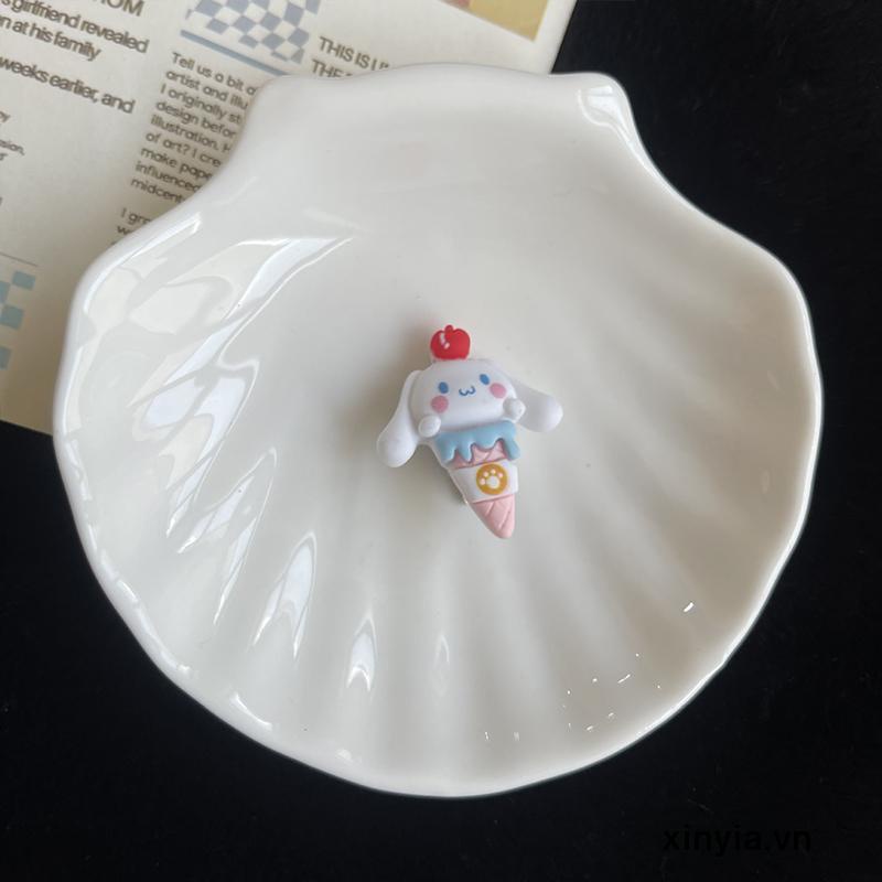 Kẹp Tóc Sanrio Hình Kem Ốc Quế Mini Dễ Thương Cho Bé Gái