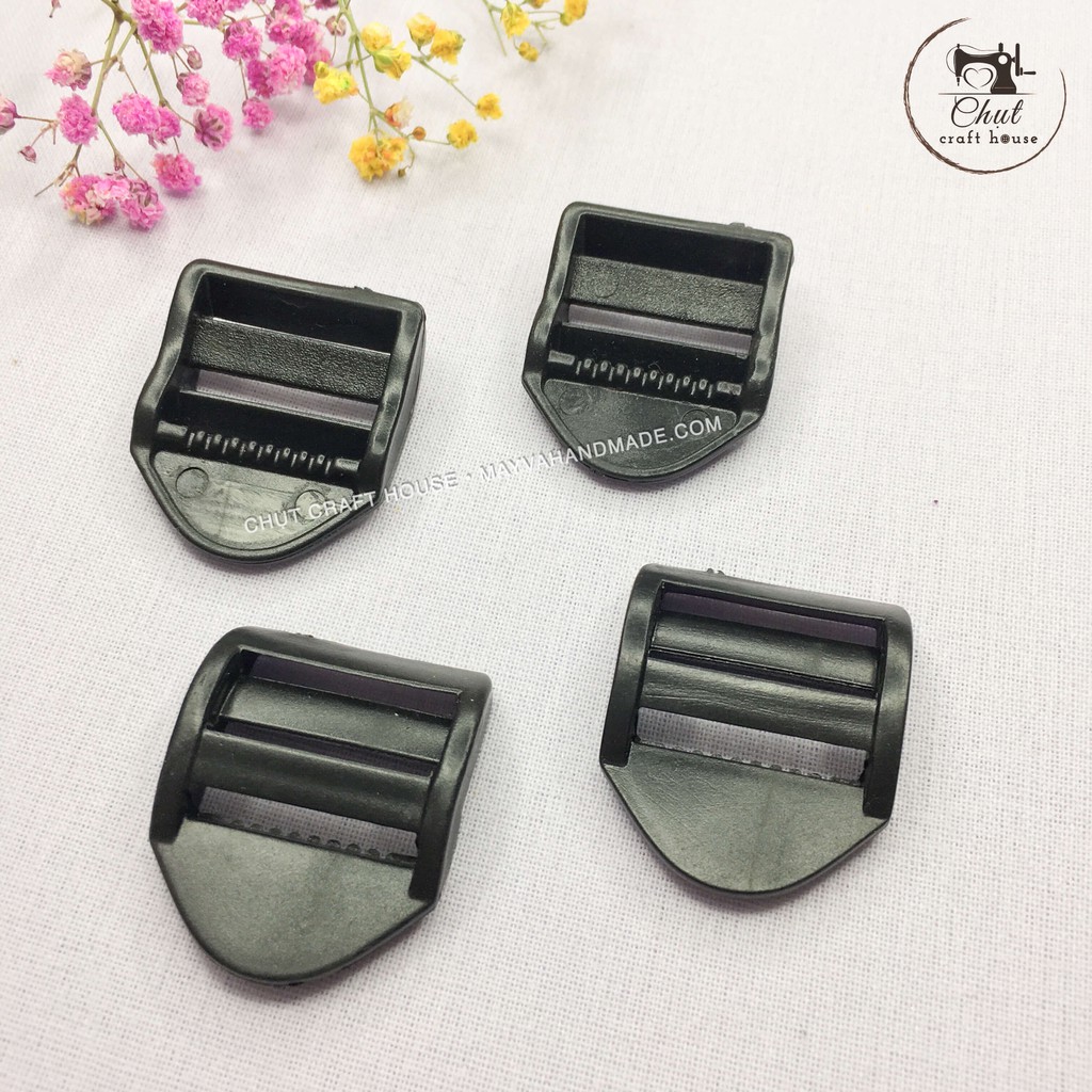 Chỉnh dây nhựa dùng cho Balo, túi, cặp, mũ bảo hiểm