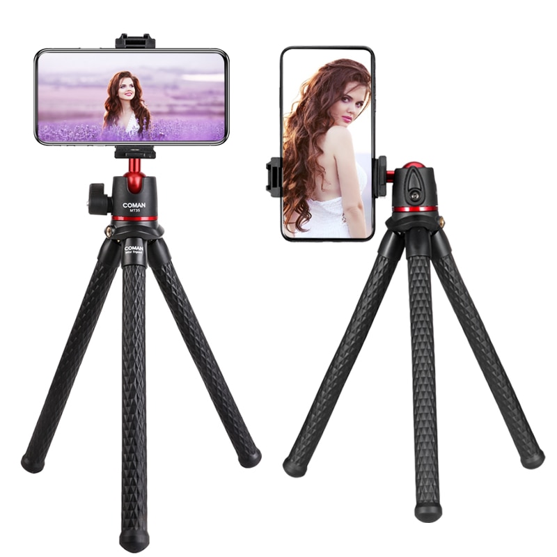 Tripod bạch tuộc Ulanzi MT-11 2 trong 1 thiết kế linh hoạt đầu mở rộng 1/4" cho điện thoại / DSLR