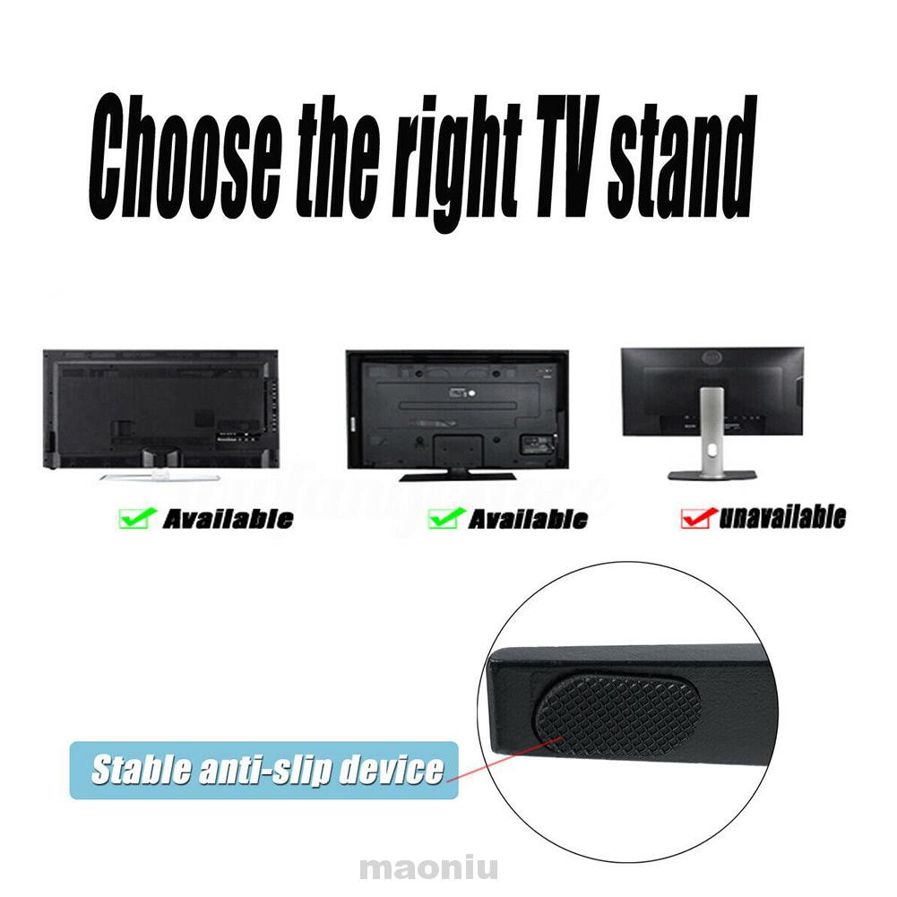 1 Pair 32-65inch TV Stand Base Aluminum Alloy Universal Safety Stable Height Adjustable Pedestal For Sharp TCL