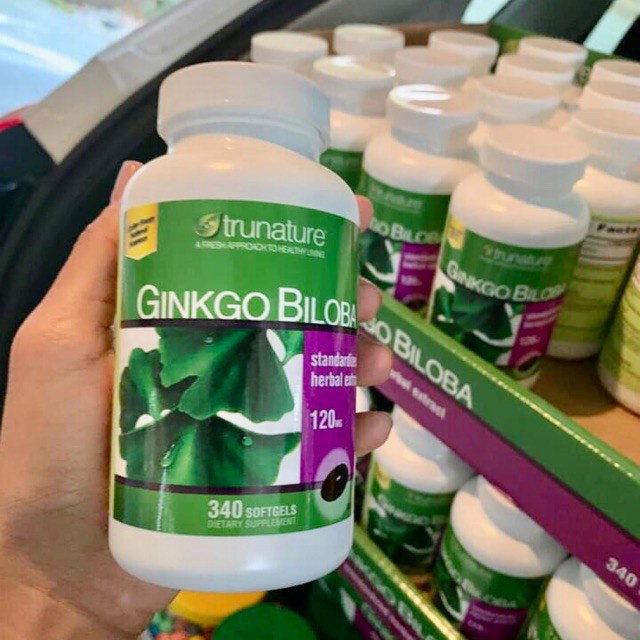 Viên Uống Bổ Não Trunature Ginkgo Biloba 340V - Mỹ