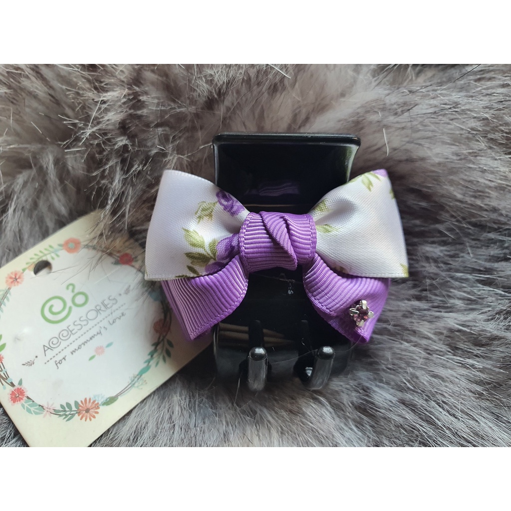 Cặp càng cua nơ handmade