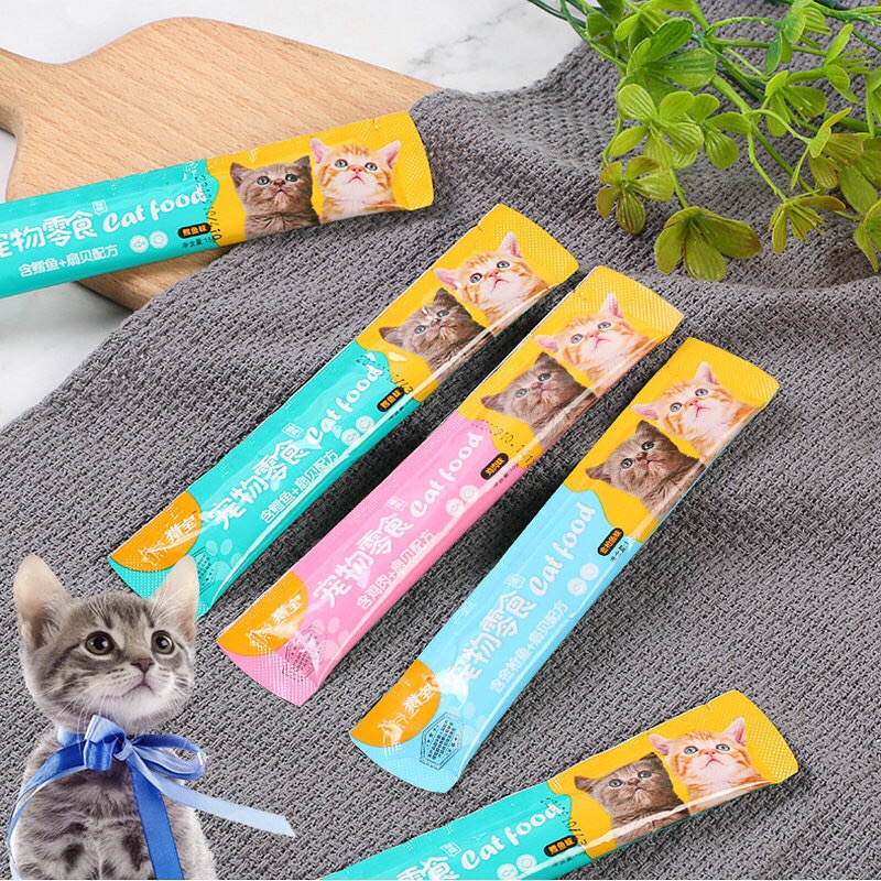Súp thưởng cho mèo Cat Food 15g/thanh- Pate súp thưởng mèo yêu thích giá rẻ