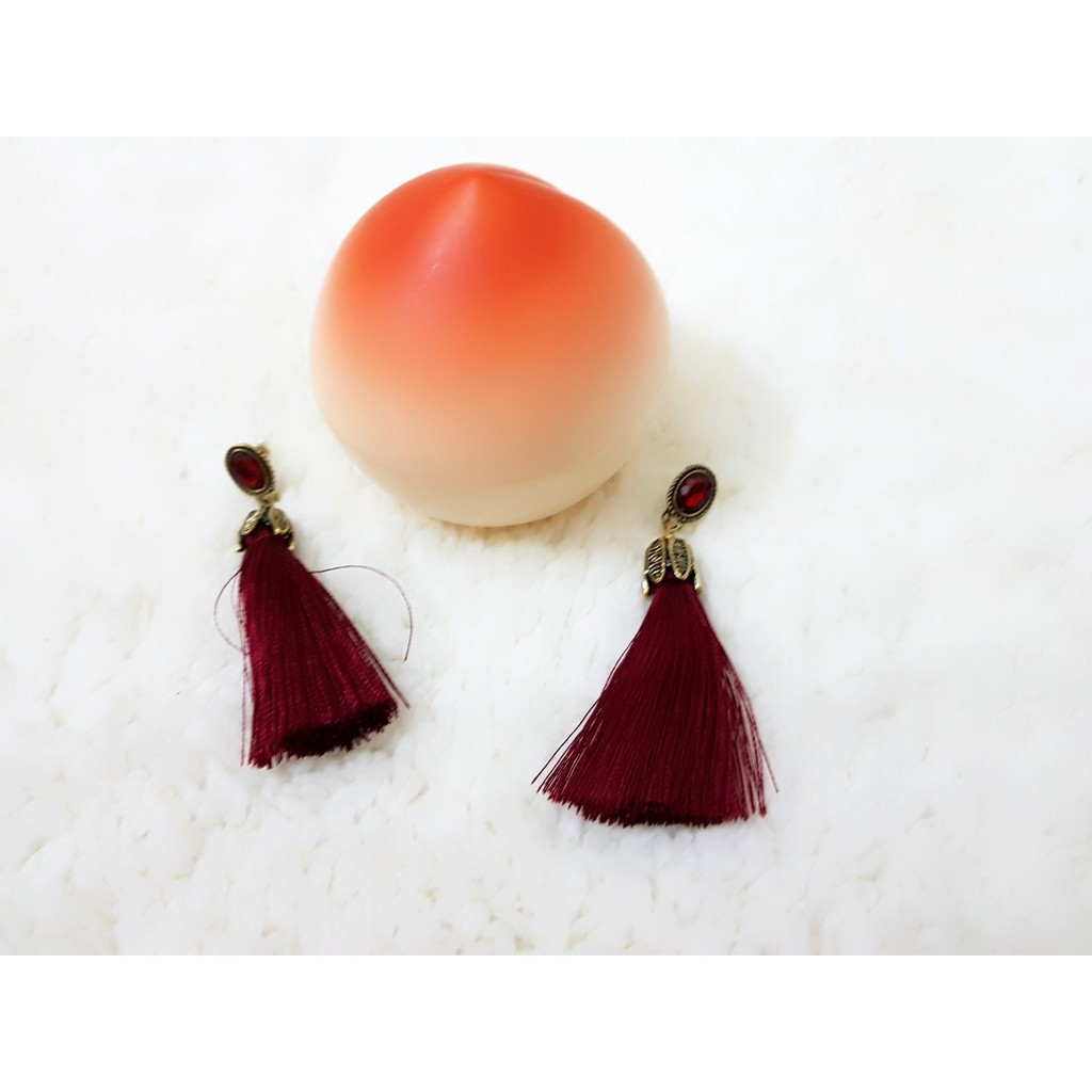 [ xả kho ] - KHUYÊN TAI VẢI CÁCH ĐIỆU ĐEO THỰC TẾ CỰC SANG