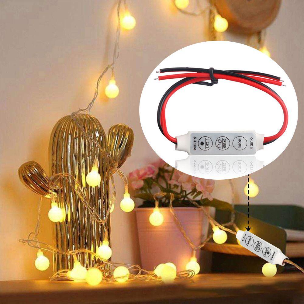 PISTA Set 5 Nút Bấm Chỉnh Độ Sáng 12V-24V 3 Phím Màu Sắc